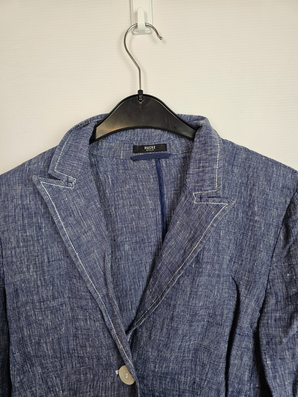 EK6547 Damen Blazer von Hucke Berlin, blau, Gr.381
