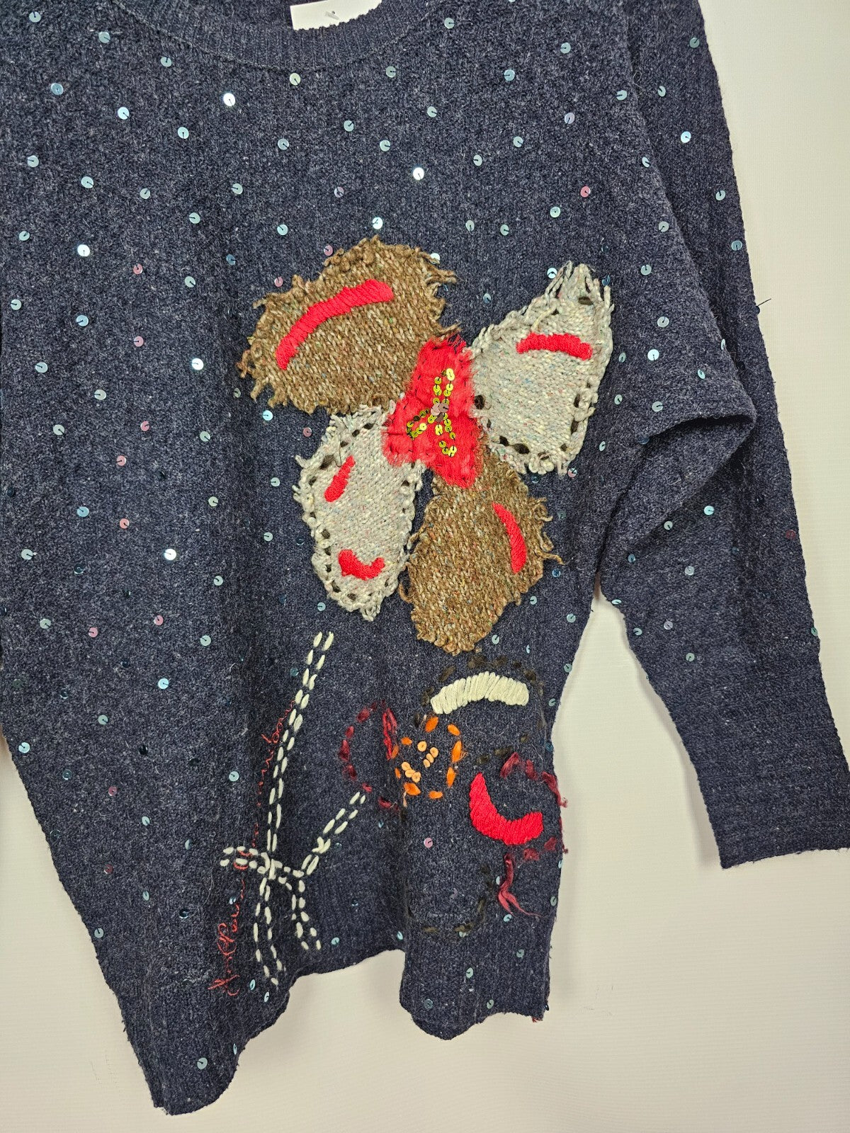 EK6561 Dame Pullover von Dealgual, Dunkelblau, Gr.L1