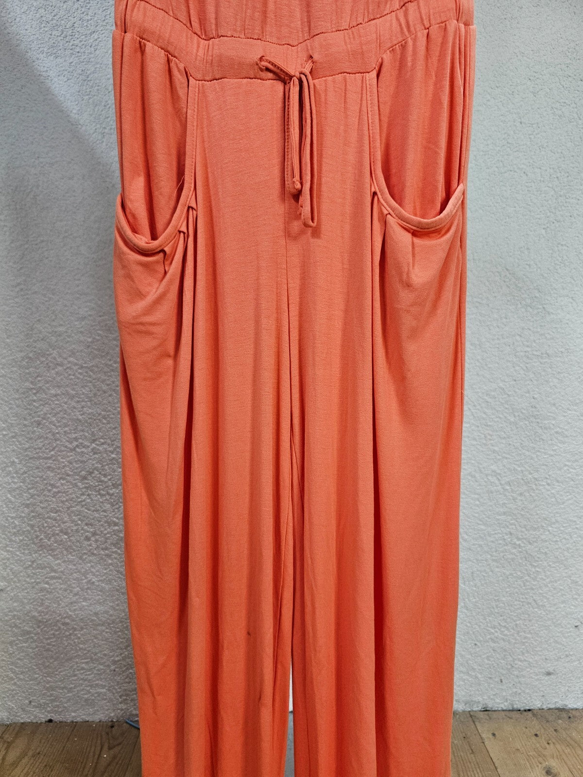EK2585 Damen Jumpsuit von bpc, pastellorange, Gr. 32/342
