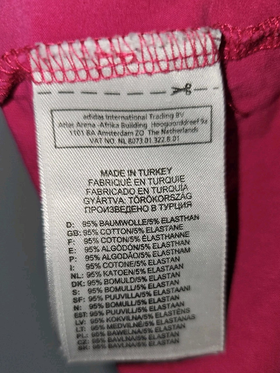 EK4901 Damen T-Shirt von Adidas, pink, Gr.384