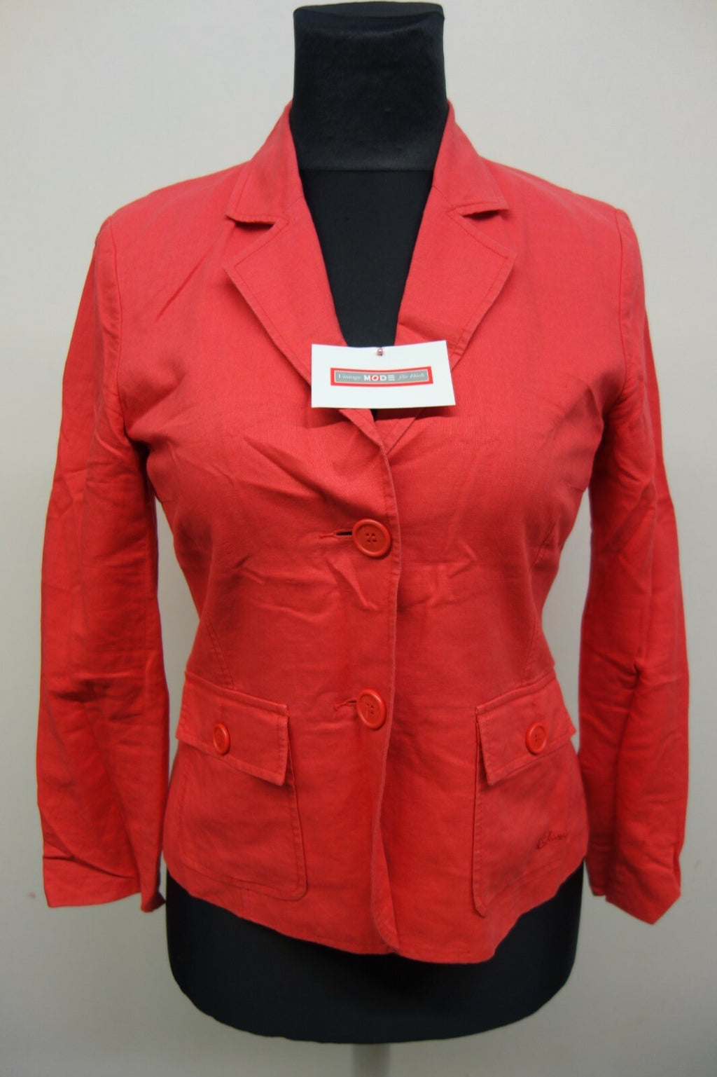 EK1108 Damen Blazer von s.Oliver, rot, Gr. 420