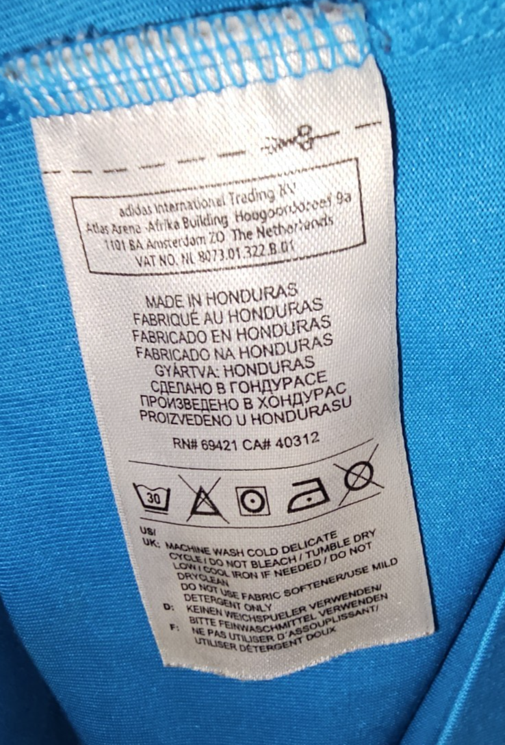 EK8730 Damen Top von Reebok, Blau, Gr. S5