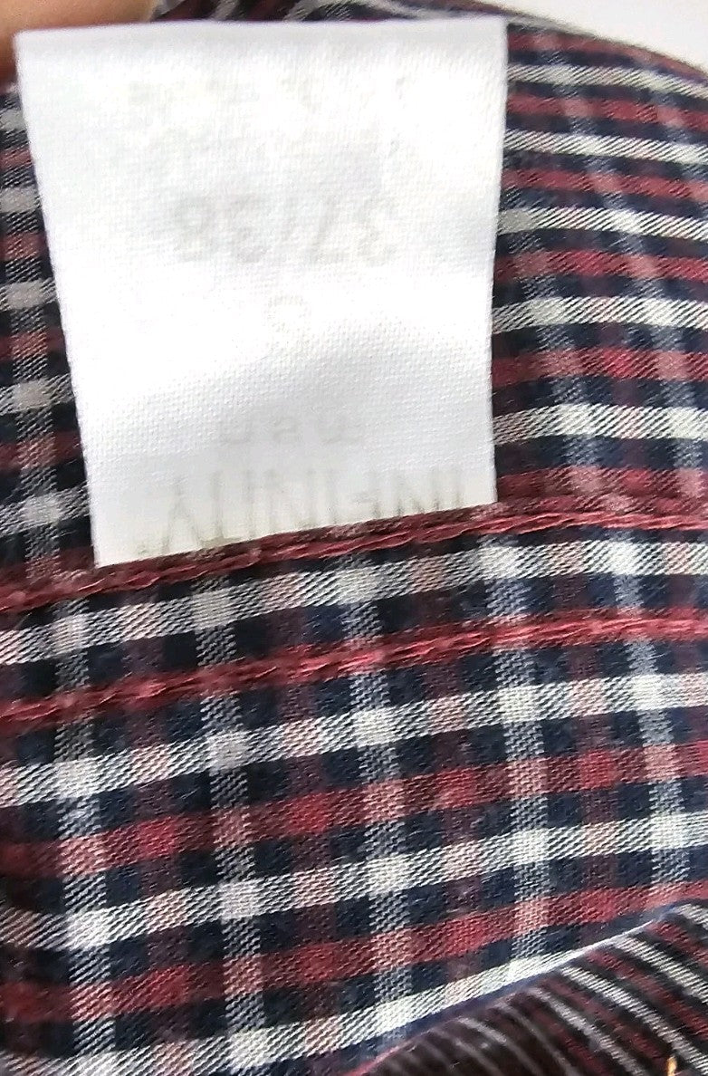 EK9316 Herren Hemd Infinity Gr.S Rot Karriert2