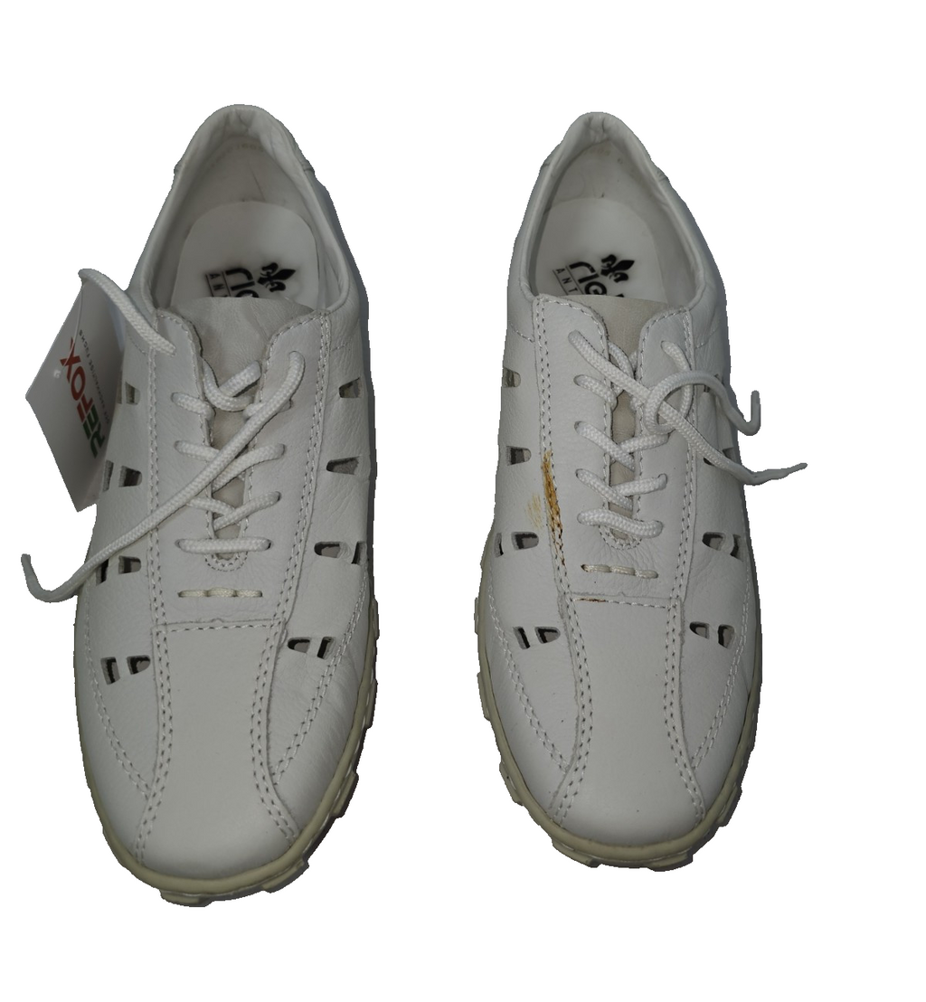 ES0733 Damen Halbschuh von Rieker, weiß, Gr.421