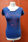 EK0370 Damen T-Shirt von Hilfiger Denim, blau, S0