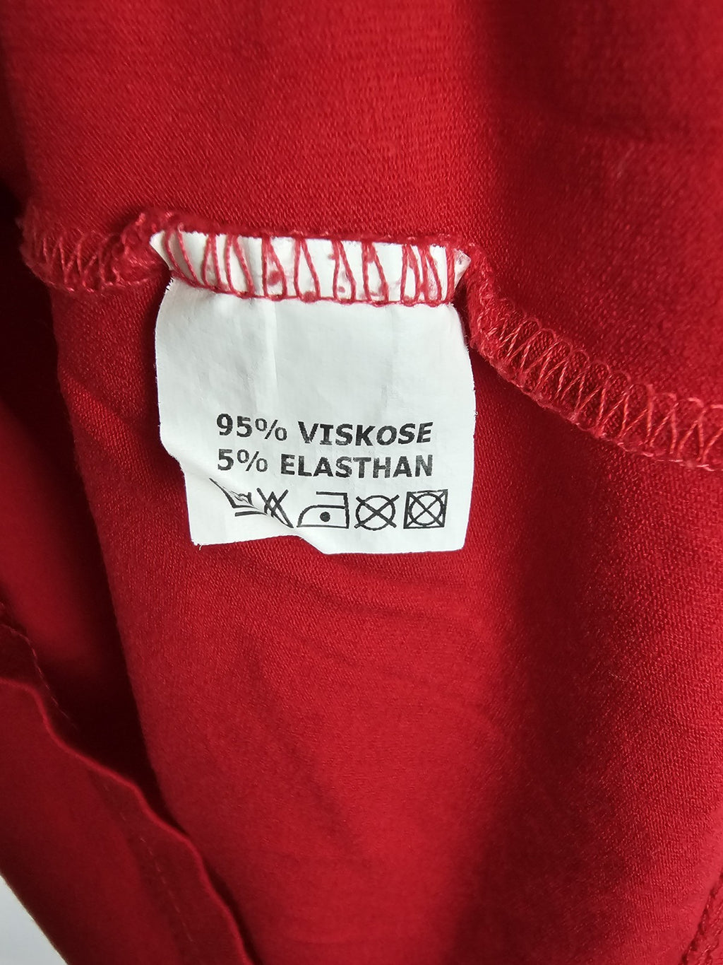 EK9196 Damen Bluse von Mehel, Rot, Gr. 423