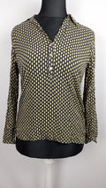 EK5211 Damen Bluse von More&More, schwarz-gelb, Gr.360