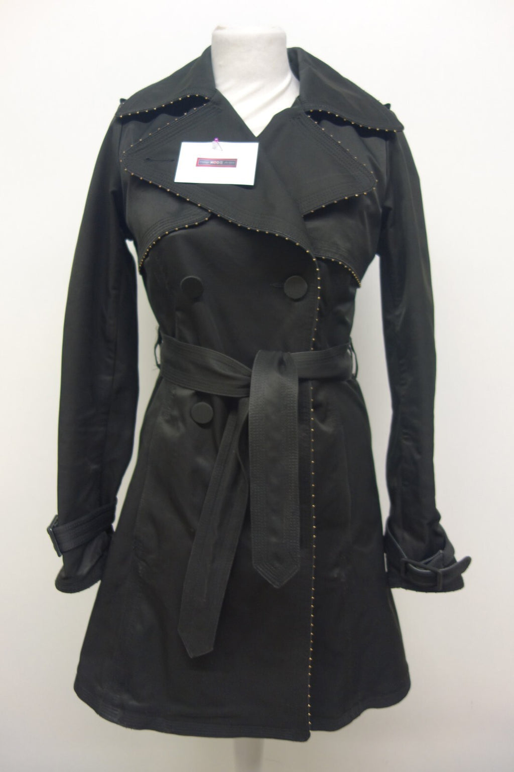 EK2736 Damen Mantel von H&M, schwarz, Gr. 360