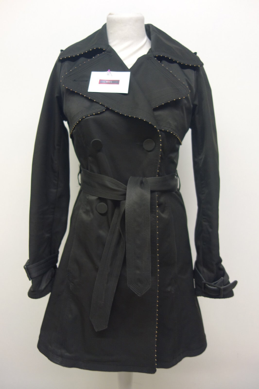 EK2736 Damen Mantel von H&M, schwarz, Gr. 360