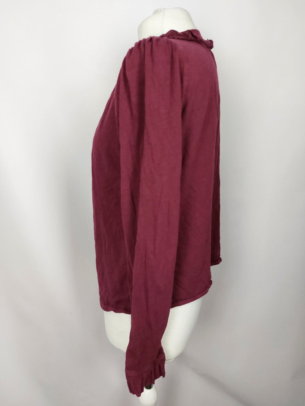 EK4828 Damen Langarm Shirt Oberteil von Boden, bordeaux, Gr. M2