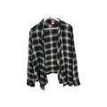 EK10032 Damen Jacke Gr.42 Grau Karriert0