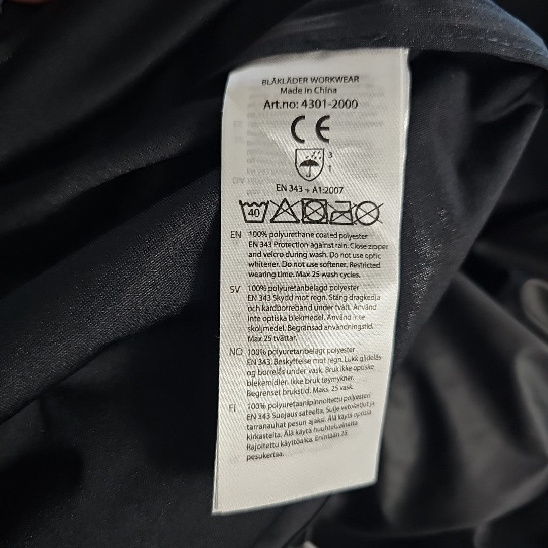 EK10944 Damen Regenmantel von Blaklader, schwarz, Gr.3XL8