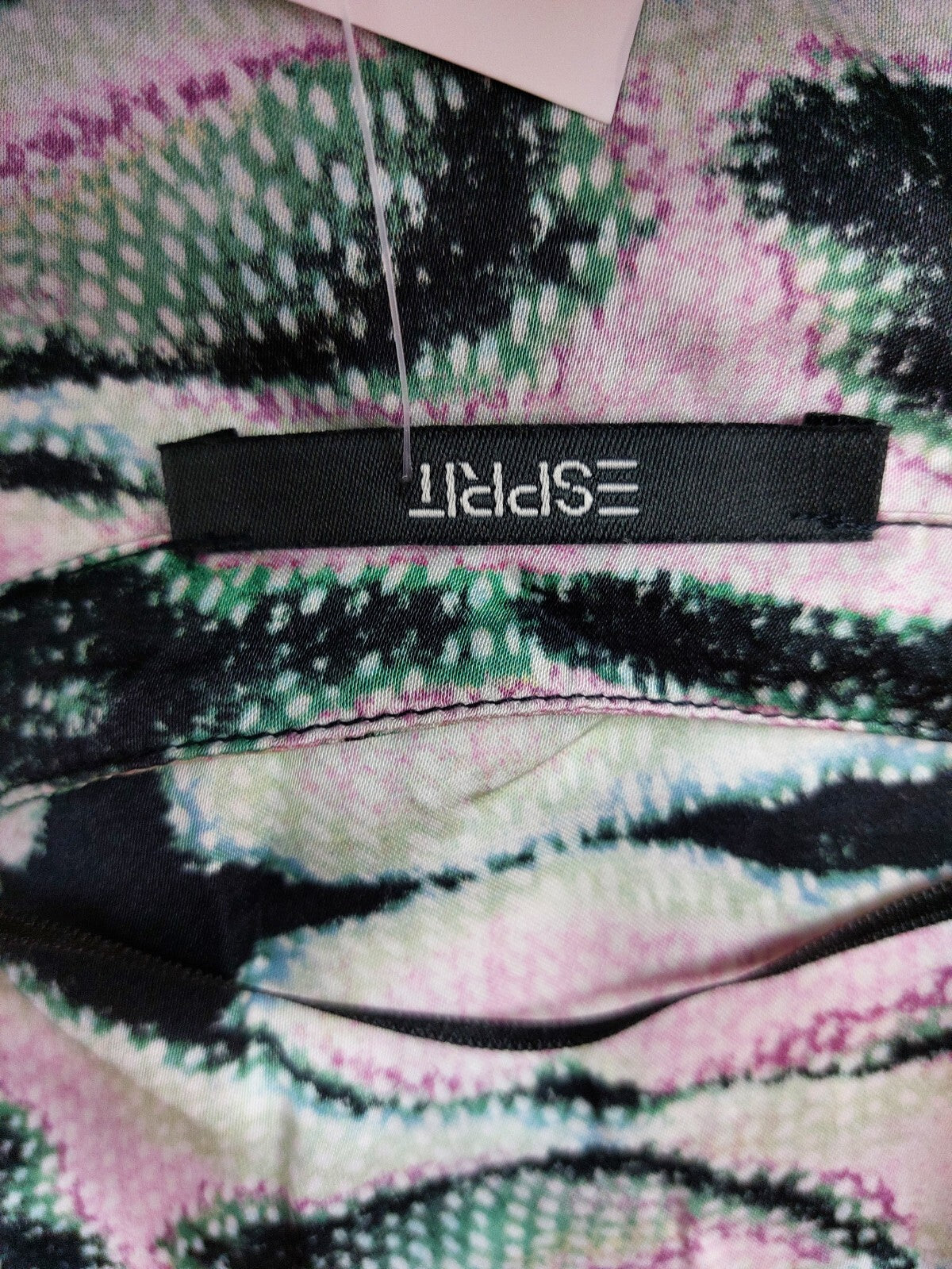 EK1414 Damen Blusee von Esprit, grün-schwarz-pink, Gr.XL5