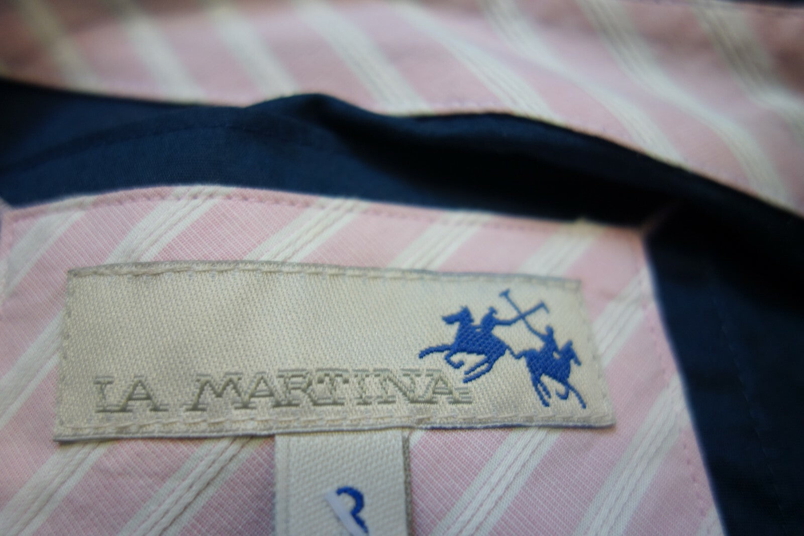 EK0506 Damen Bluse von La Martina, navy, Gr. 364