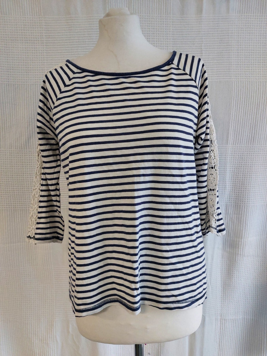EK4293 Damen Pullover von Esprit, blau-weiß, Gr.XS0