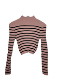EK7787 Damen Langarmshirt von SheIn, rosa, Gr.L0