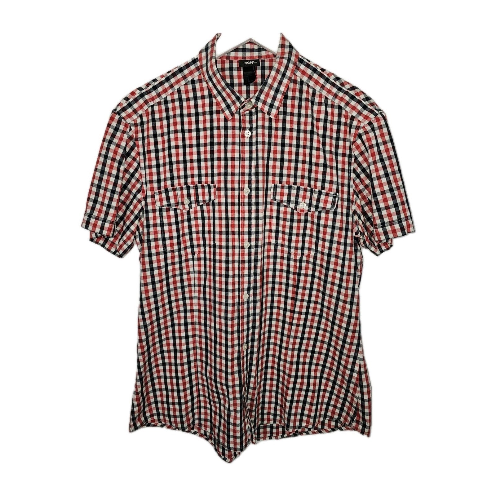 EK8326 Herren Hemd von H&M, rot-blau, Gr.L0