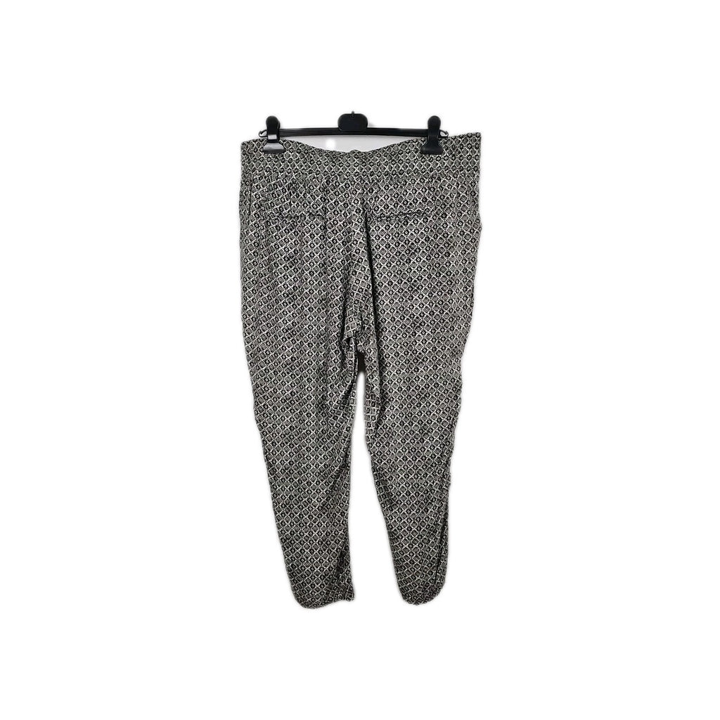 EK8073 Damen Hose Grau,Schwarz Gemustert XL2