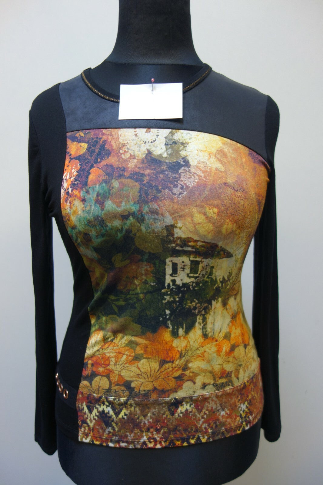 EK1687 Damen Langarmshirt von Viccio, schwarz, Gr. 360