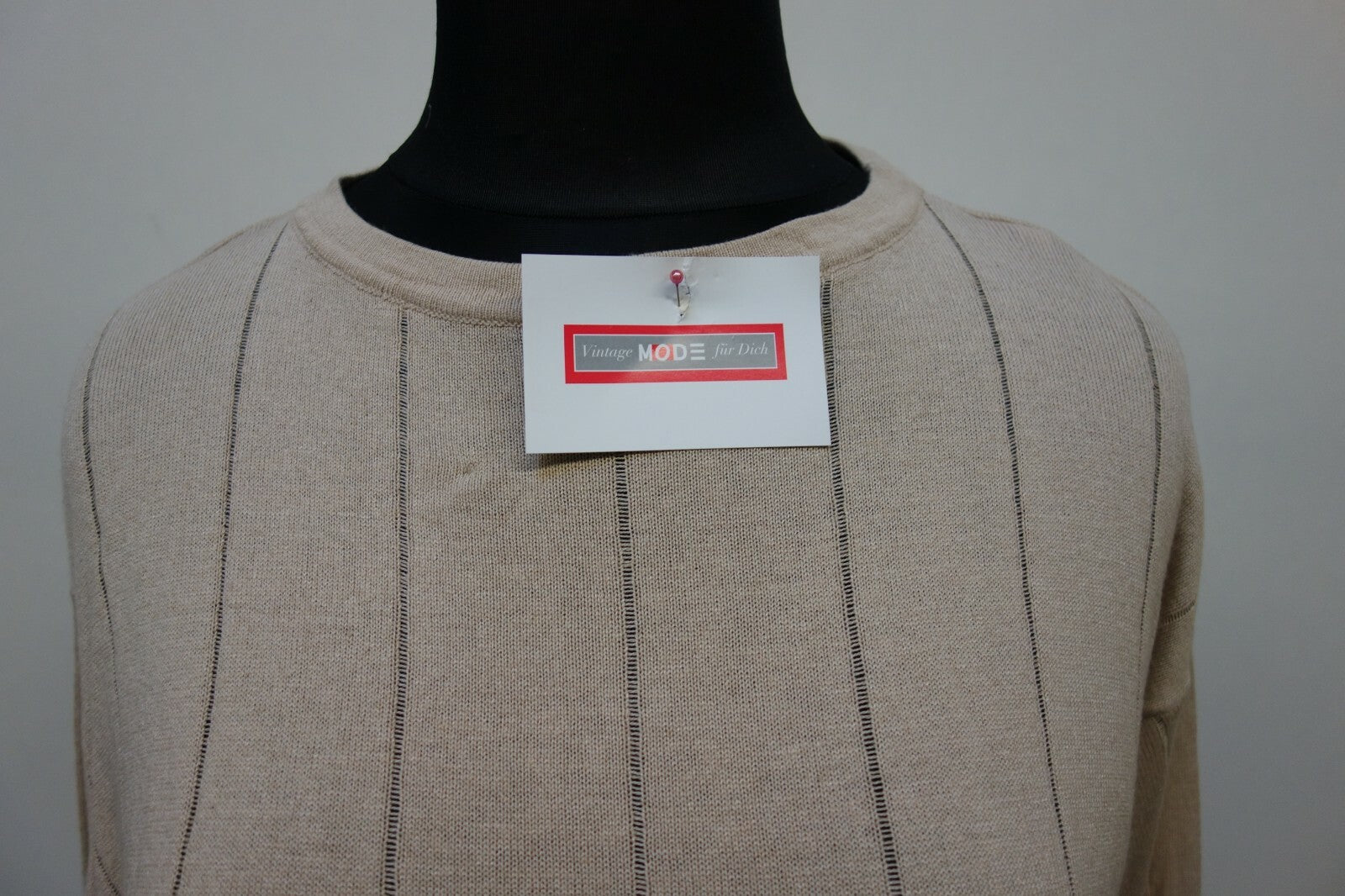 EK0132 Damen Longshirt von United Colors of Benetton, beige, Gr. L1