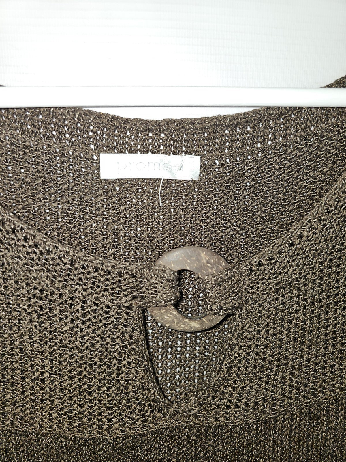 EK9047 Damen Bluse von Promod, Braun, Gr. 401