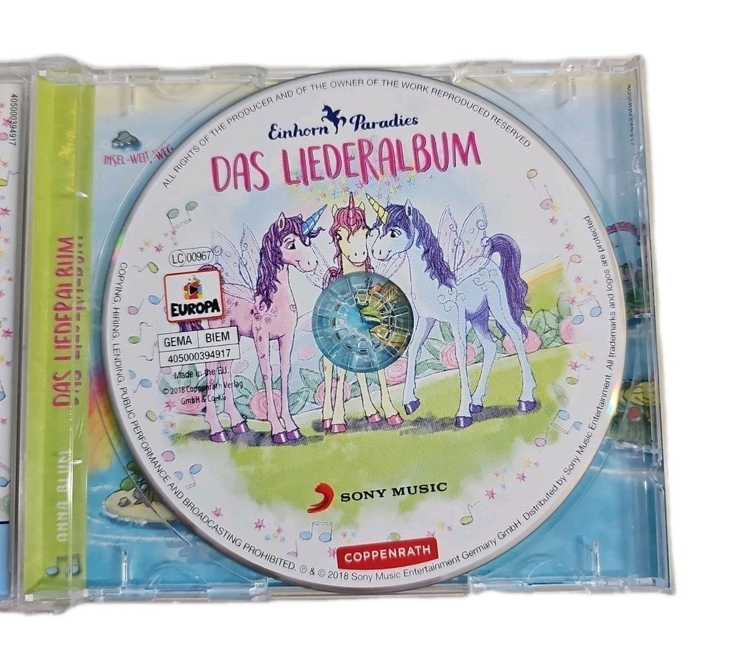 EB3213 Einhorn Paradies , Das Liederalbum, CD3