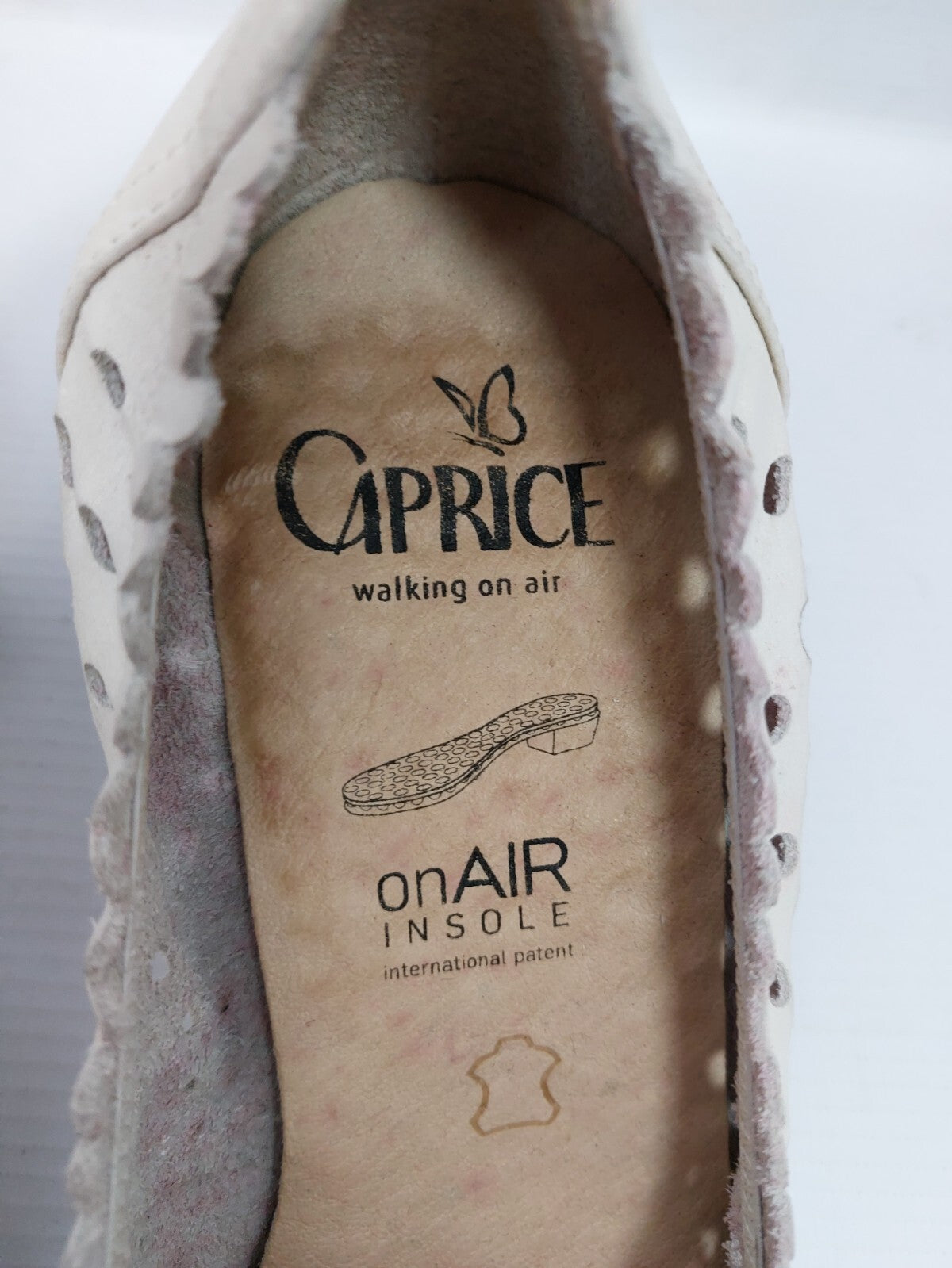 ES0557 Damen Pumps von Caprice, beige, Gr. 6,53