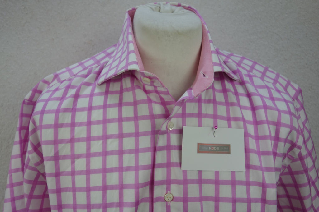 EK4148 Herren Hemd von Alea, rosa-weiß, Gr.432