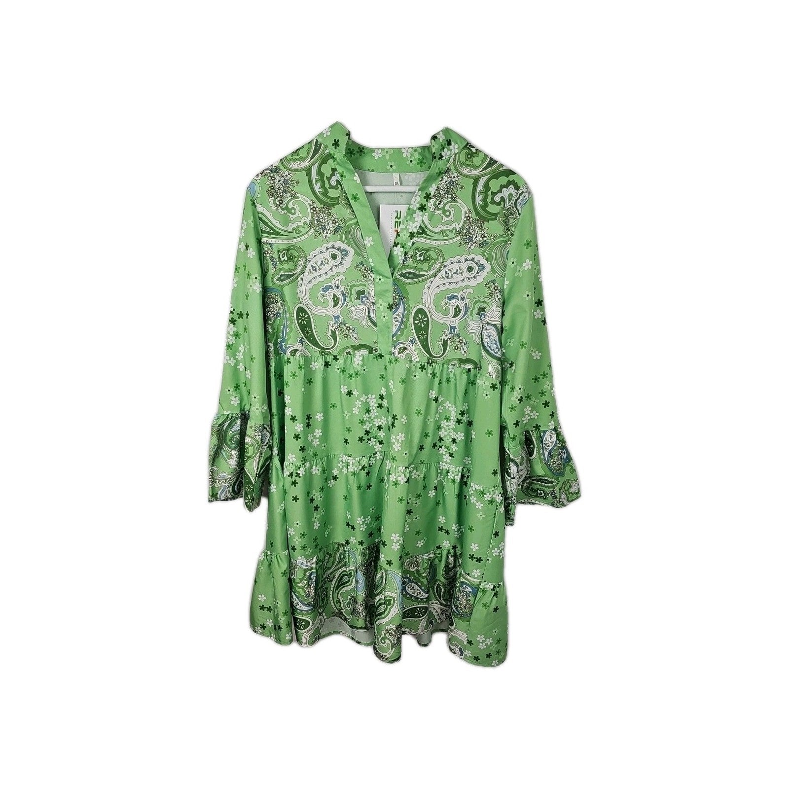 EK9131 Damenkleid Grün Gr.XL0