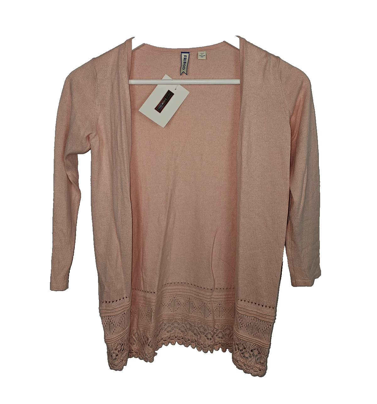 EK8247 Damen Cardigan von Friboo, Rosa, Gr. 122/1280