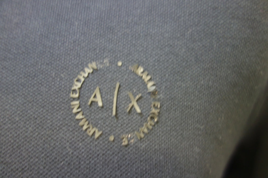 EK0708 Herren Poloshirt von Armani Exchange, schwarz, S2