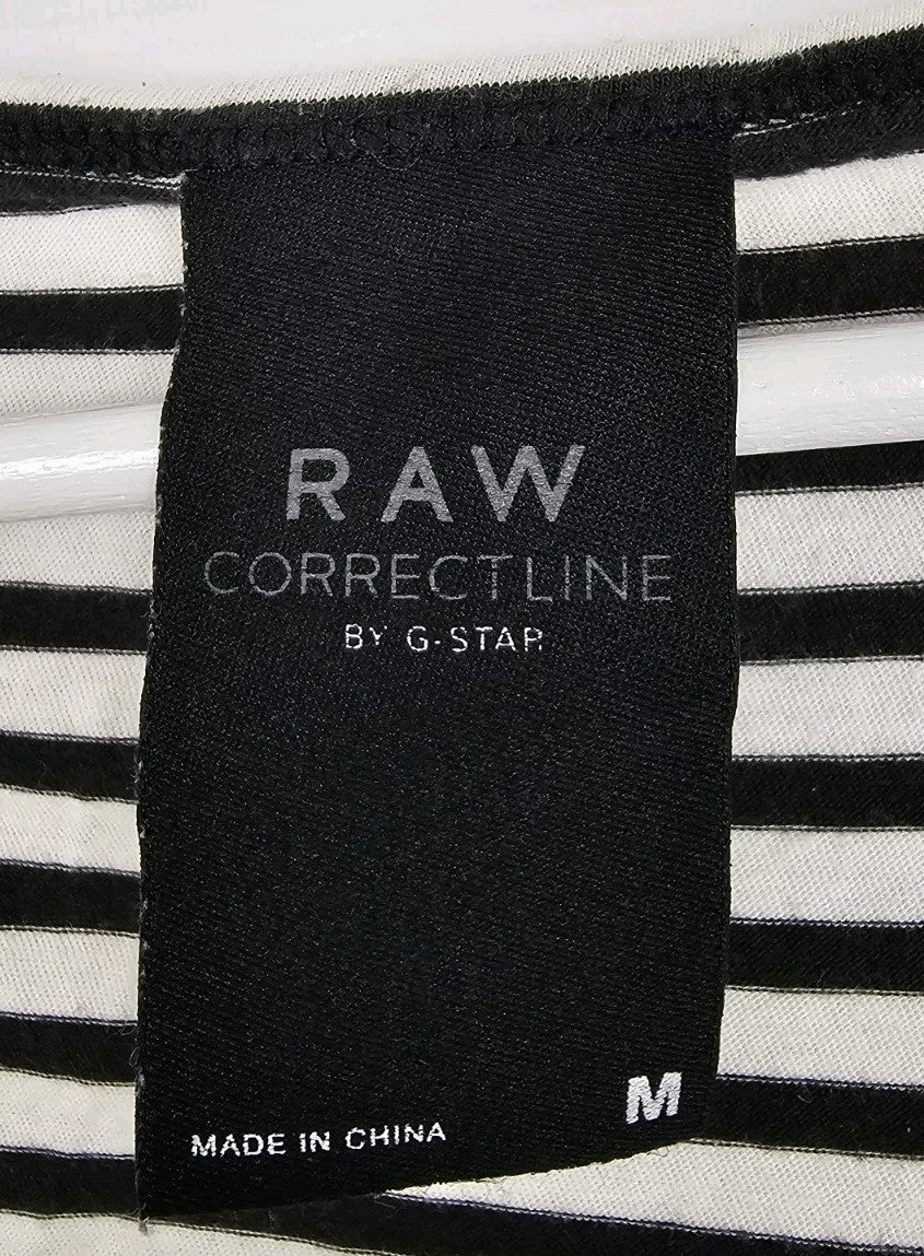 EK10539 Damen T-Shirt Raw Gr.M Weiß Gestreift1