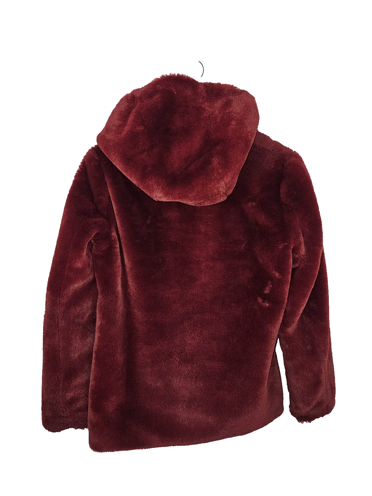 EK7281 Damen Jacke von C&A, Felljacke, rot, Gr.363
