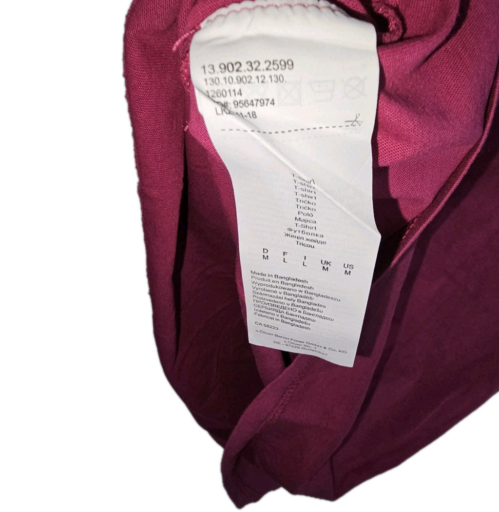 EK9048 Herren T-Shirt von s.Oliver, Pink, Gr. M3