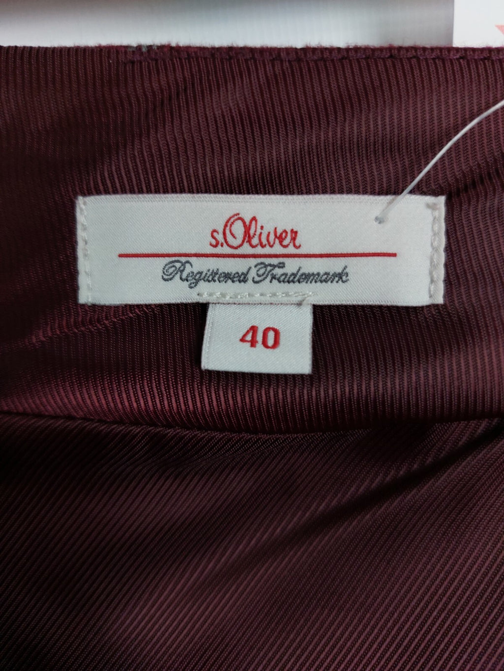 EK4931 Damen Rock von s.Oliver, rot, Gr.404