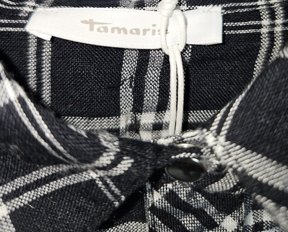 EK7266 Damen Kleid von Tamaris, schwarz-weiß, Gr.401