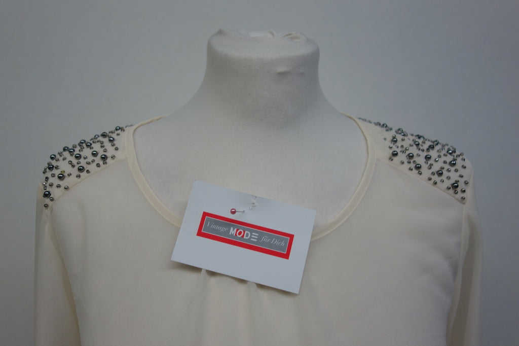 EK1553 Damen Bluse von Vero Moda, beige, durchscheinend, Gr. S1