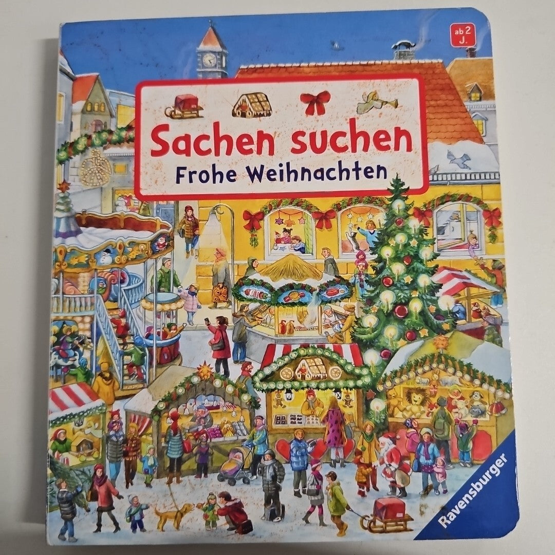 EB1549 Sachen suchen-Frohe Weihnachten von Susanne Gernhäuser (2016, Kartonbuch)0