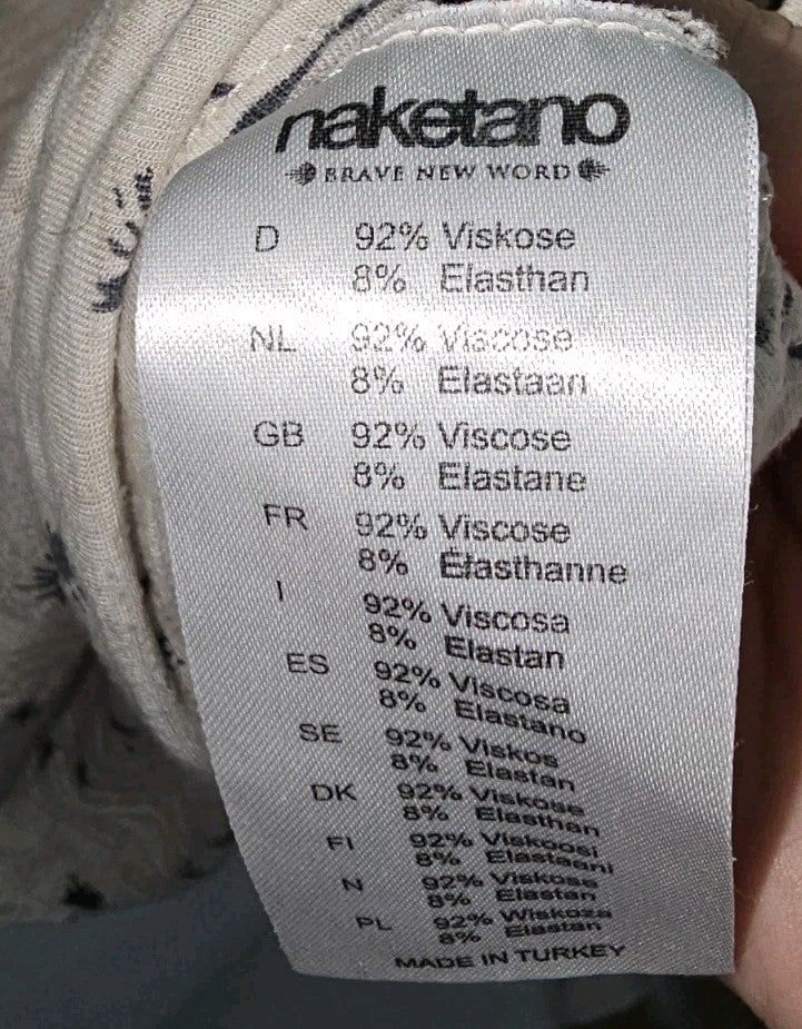 EK9435 Damen T-Shirt Naketano Gr.M Weiß3