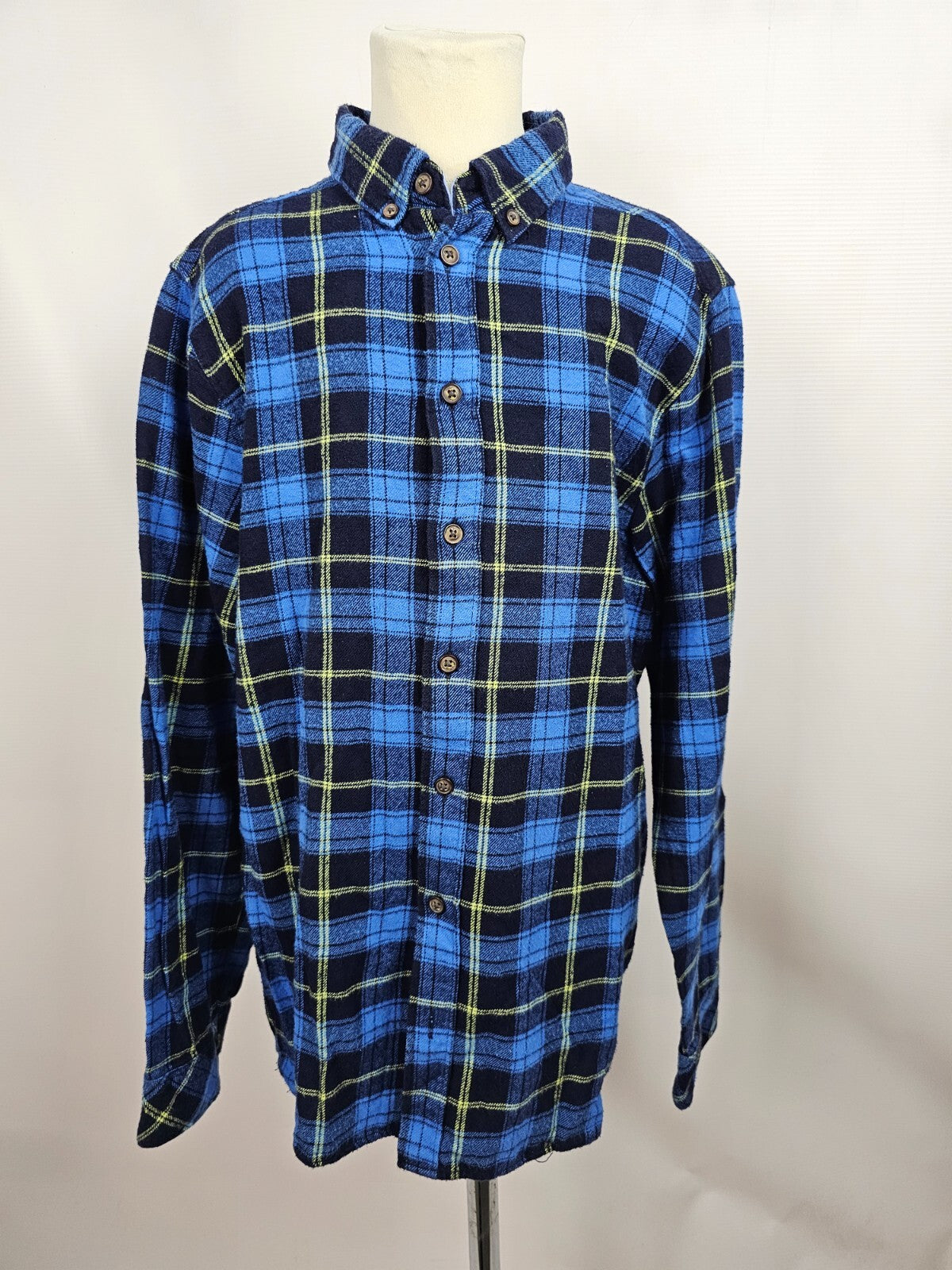 EK5609 Jungen Hemd von H&M, blau kariert, Gr. 1640
