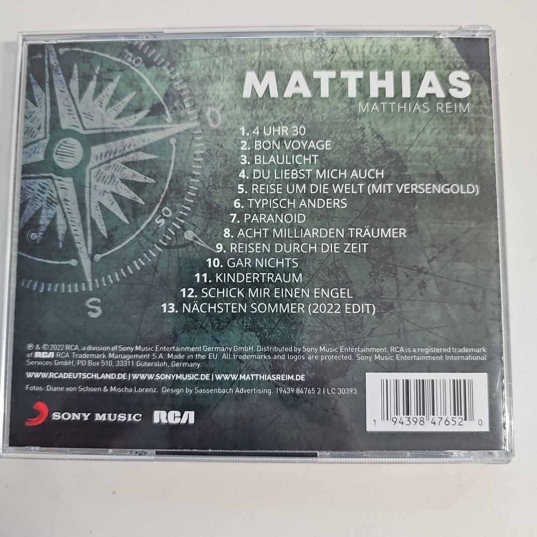 EB3186 Matthias Reim - Matthias Album (CD, 2022)2