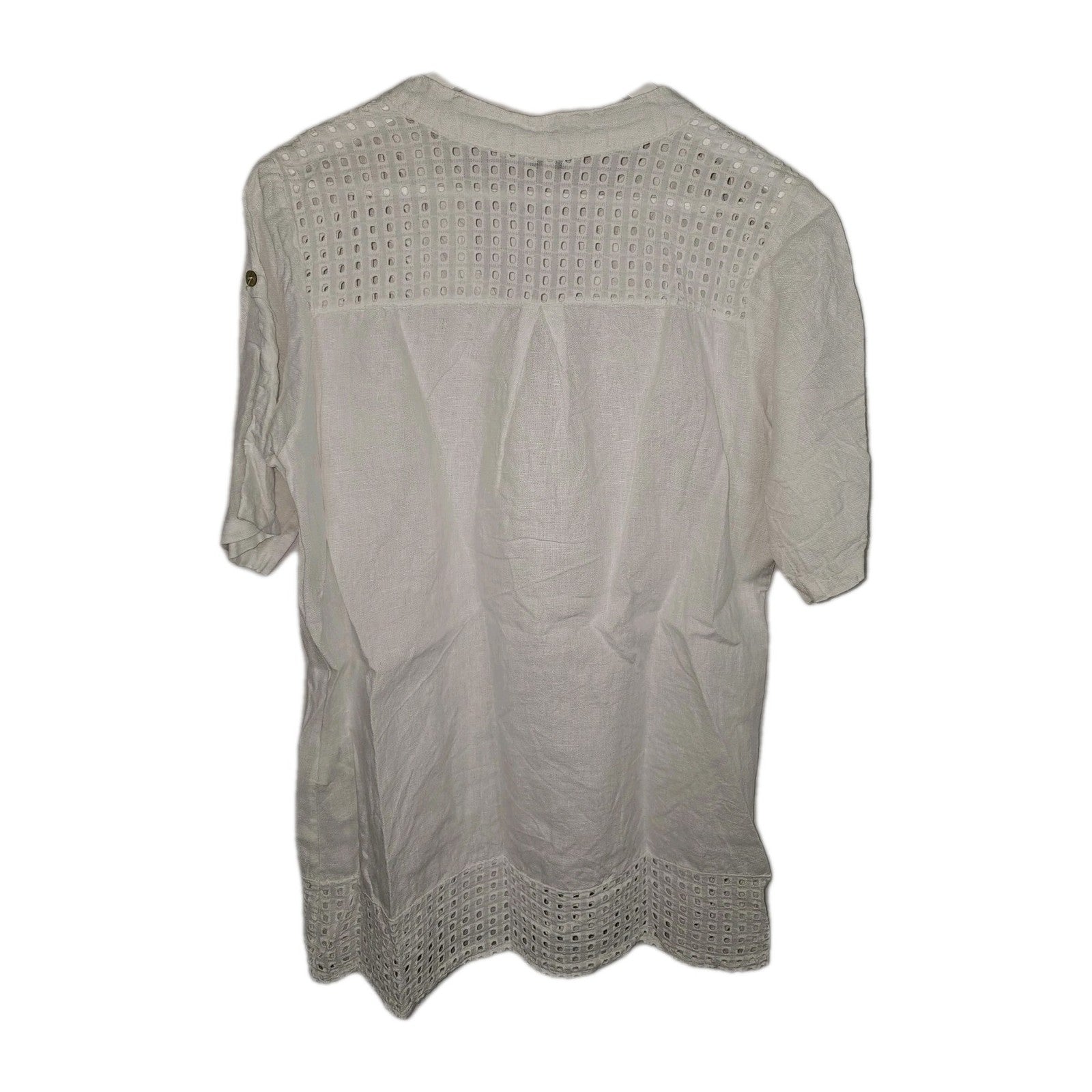 EK10004 Damen Bluse von Gina Laura, Weiß, Gr. S5