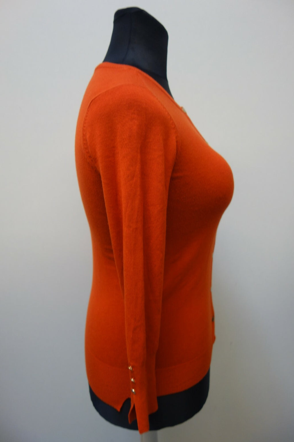 EK1280 Damen Strickjacke von Zara Knit, orange, Gr. M3