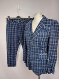 EK3860 Damen Set von Wilfed, blau/weiß kariert, Gr. S, 3 teilig0