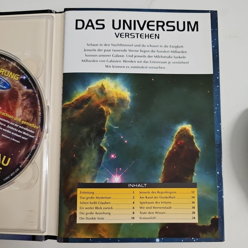 EB506 DVD Das Universum Verstehen Ink. Buch siehe Bild Warenkorb spart Versand2