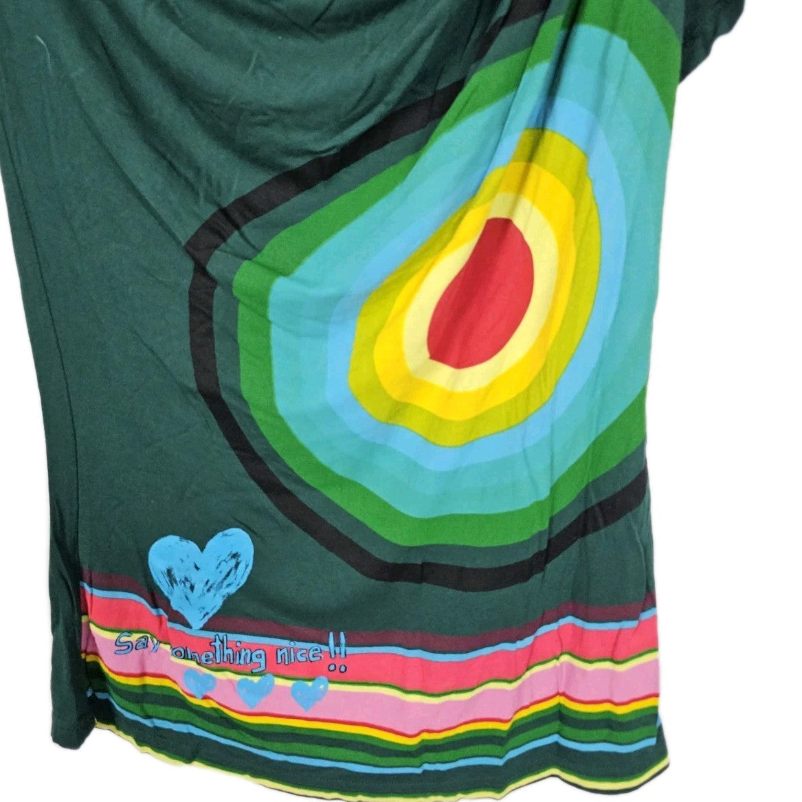 EK10673 Damen T-Shirt von Desigual, Grün, Gr. L1