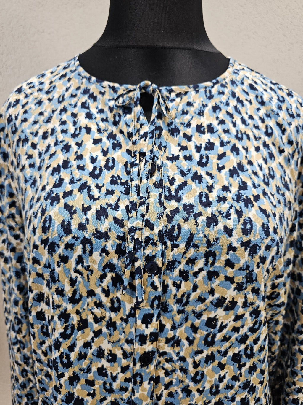 EK5603 Damen Bluse von Paola!, blau-beige, Gr.441