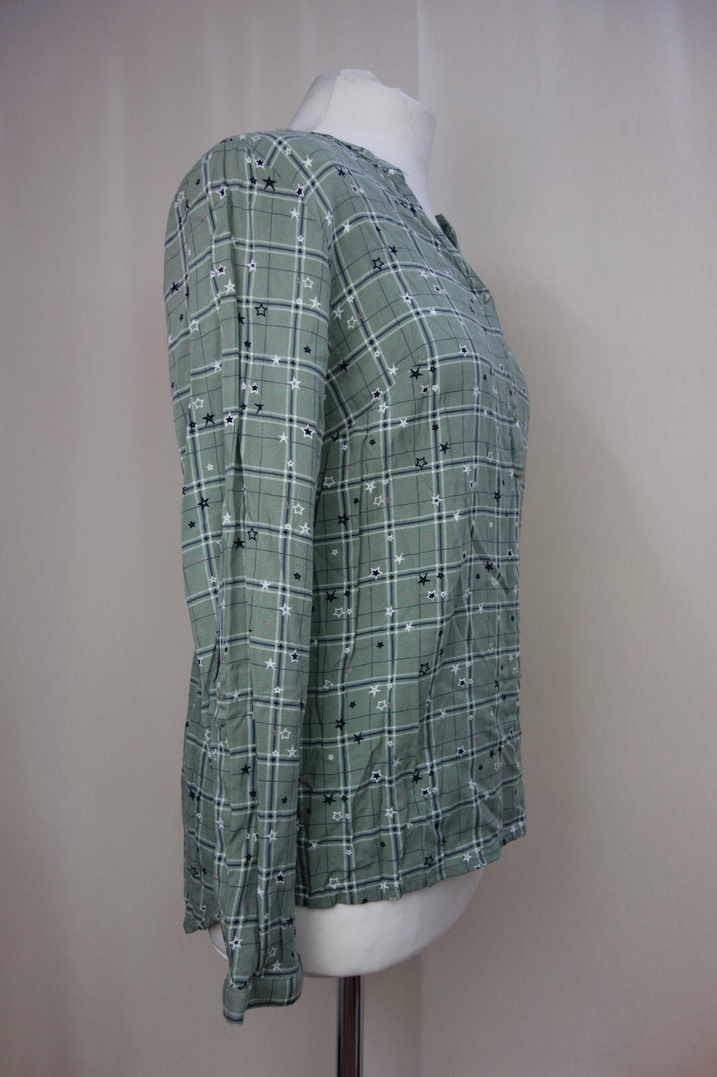 EK0135 Damen Bluse von Gina Benotti, Pantinagrün, Gr.S2