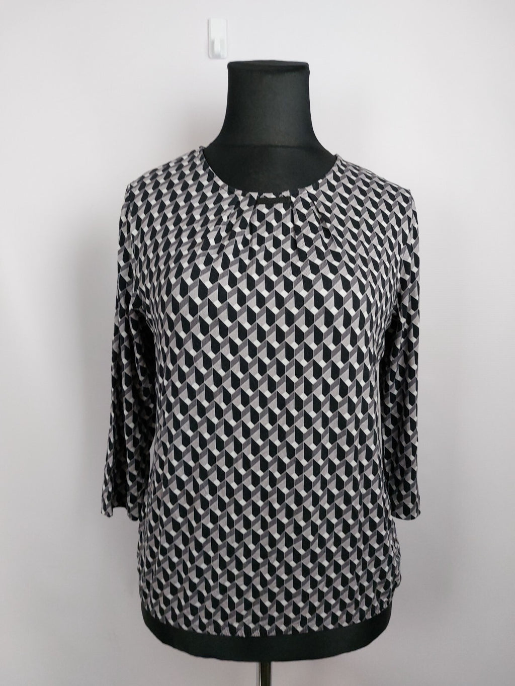 EK4673 Damen Shirt von Rabe, grau-schwarz-weiß, Gr.420