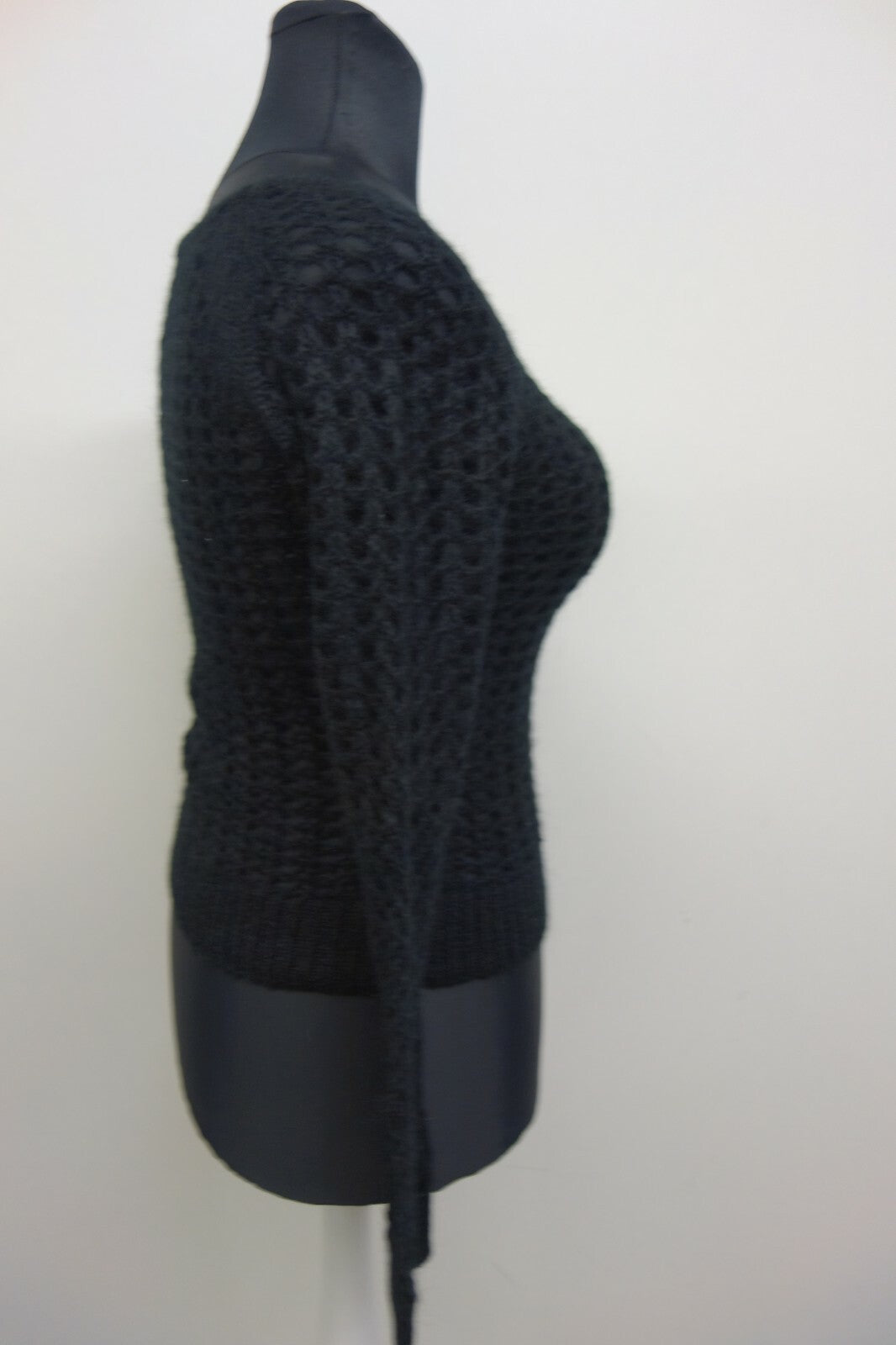 EK1512 Damen Pullover "gelöchert" von Esprit, schwarz, Gr. XS2